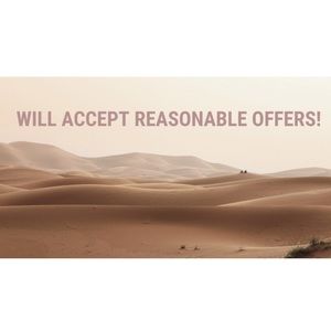 WILL ACCEPT OFFERS!!